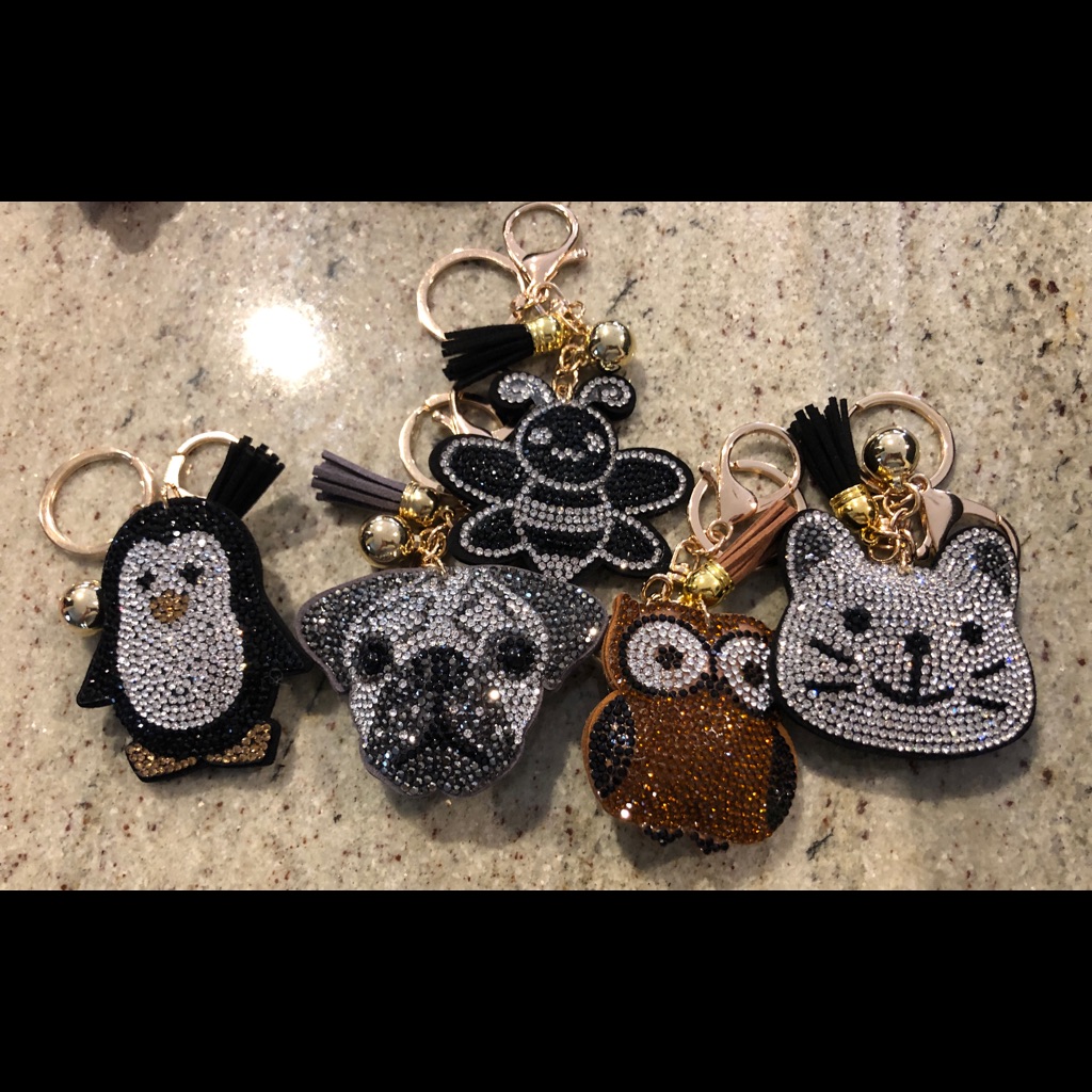Rhinestone Keychains